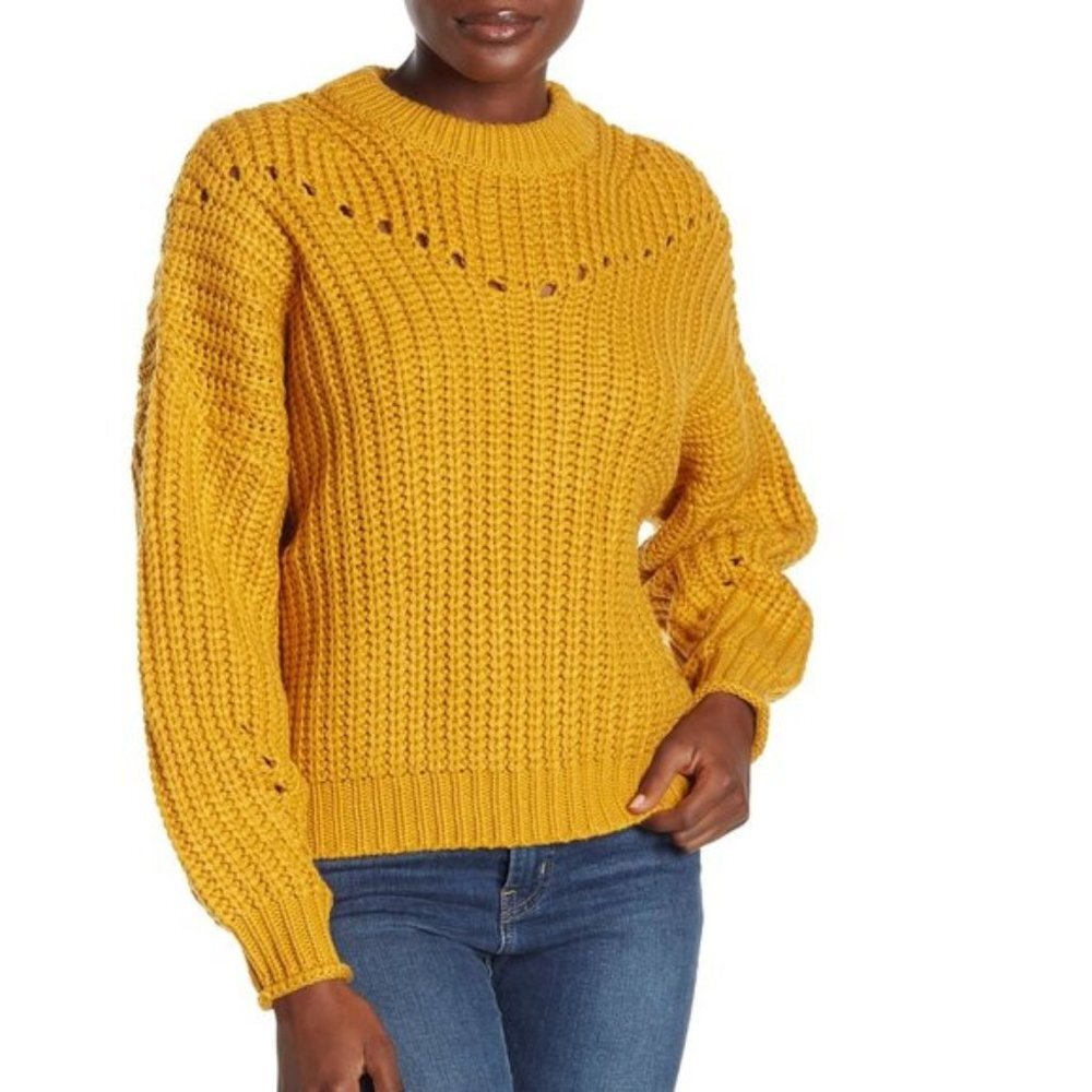 Elodie Open Stitch Pullover Sweater